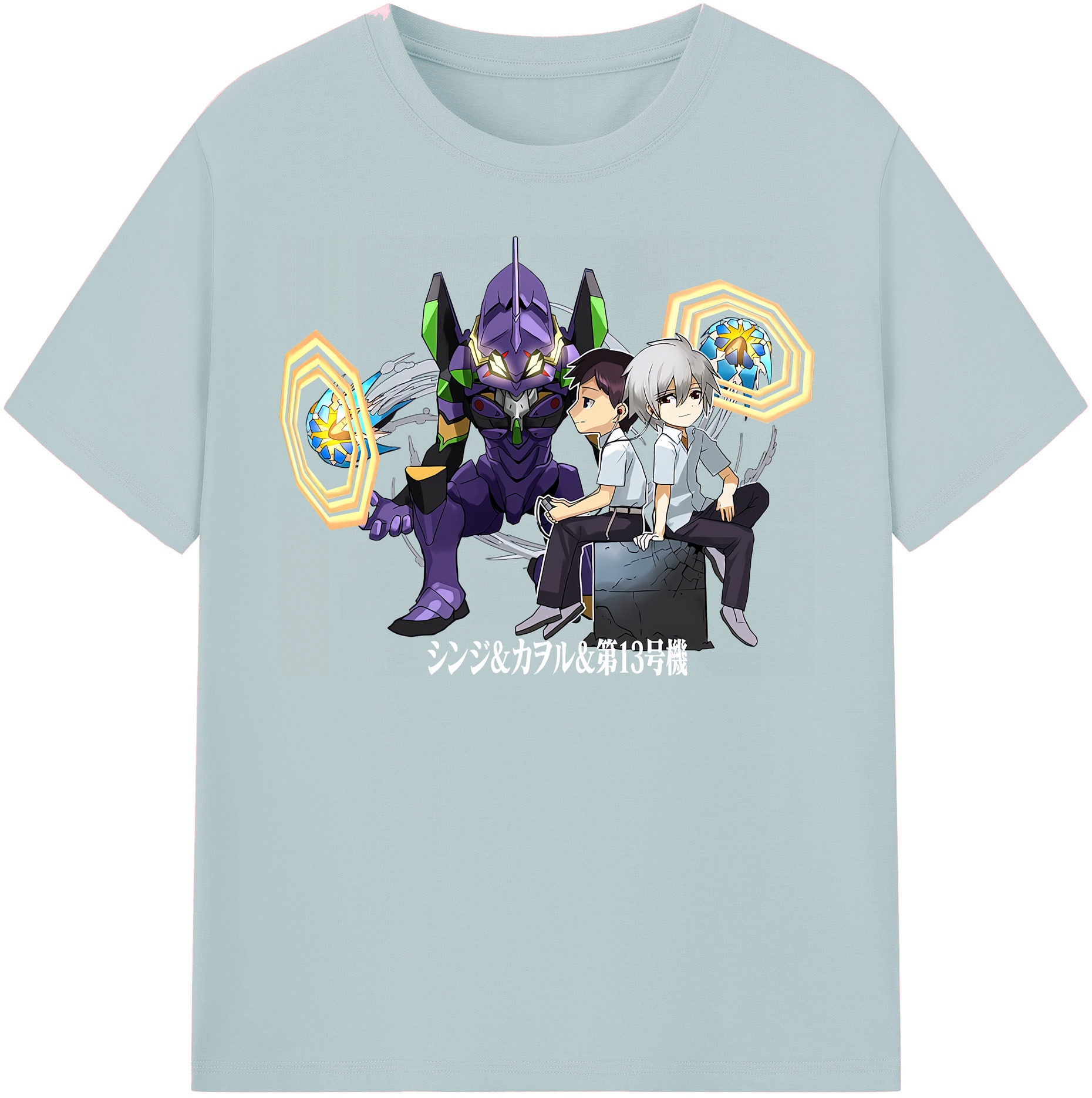 （画像用） EVA 新世紀エヴァンゲリオン 綿100％半袖Tシャツ（フロントプリント）